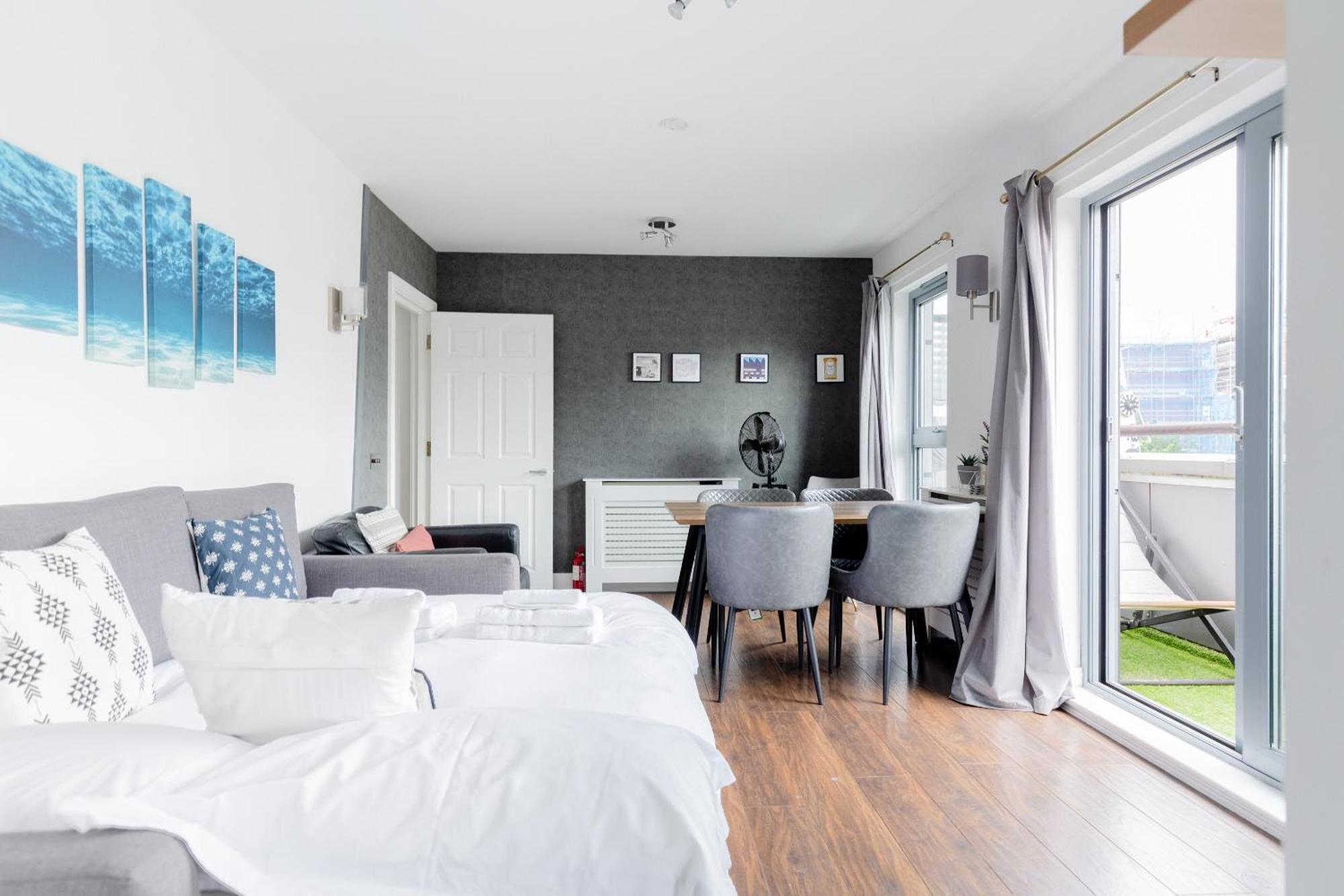 Bright 2 Bedroom Flat In Lambeth With Balcony Londyn Zewnętrze zdjęcie